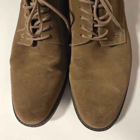 VIONIC Men\'s Size 13 Suede Loafers Bowery Graham Oxford Tan Comfort Good cond. main image 5